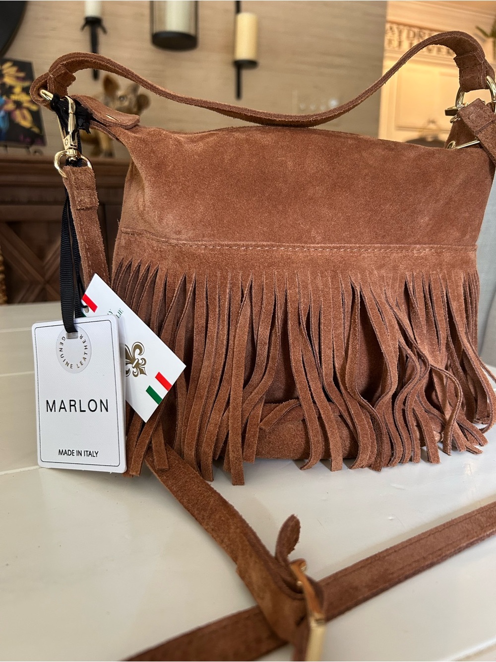 Marlon/ Free People Fringe Handbag